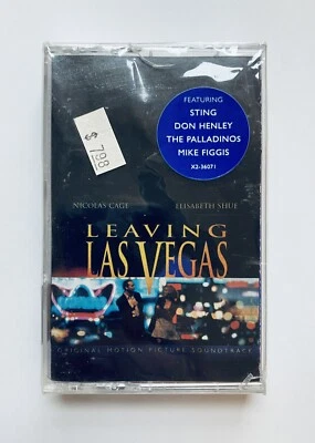 Leaving Las Vegas Soundtrack Cassette Tape 1988 SEALED Sting Don Henley HTF NOS - Image 1 of 4