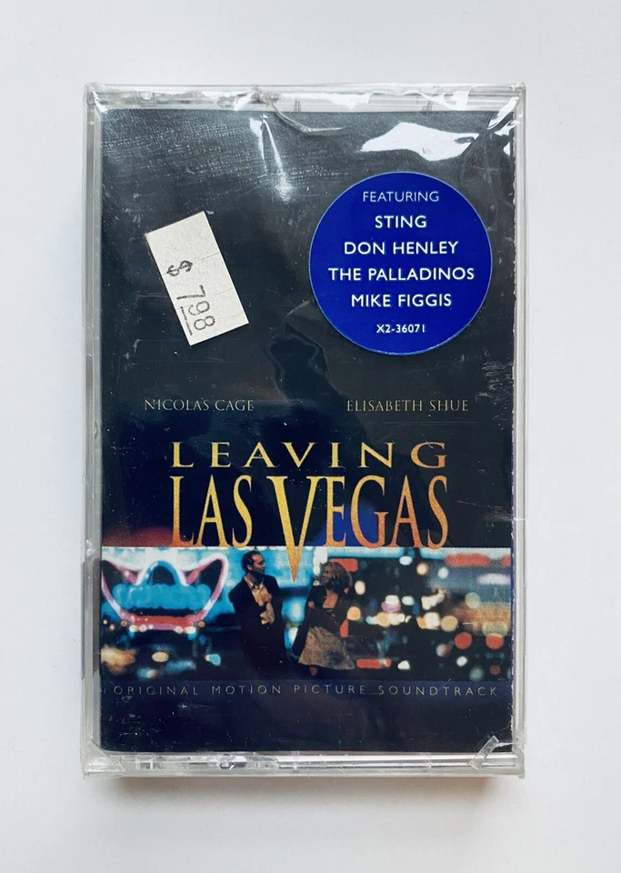 Leaving Las Vegas Soundtrack Cassette Tape 1988 SEALED Sting Don Henley HTF NOS - Image 1 of 4