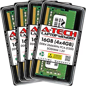 16GB 4x4GB DDR4-2666 Acer Predator PH717-71-7091 PH717-71-75RX Memory RAM - Picture 1 of 10