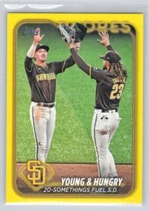 2024 Topps Update #US48 Young & Hungry Merrill / Tatis Jr. Yellow Padres - Picture 1 of 2