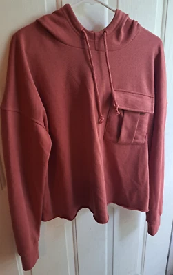 Sonoma Hoodie Women M Medium Pink Hooded Long Sleeve Cotton Casual - Image 1 of 4