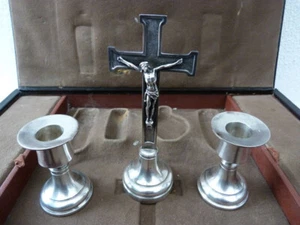 RELIGIÖSES OBJEKT PRIESTERTASCHE KRANKSAKRAMENT - Bild 1 von 9