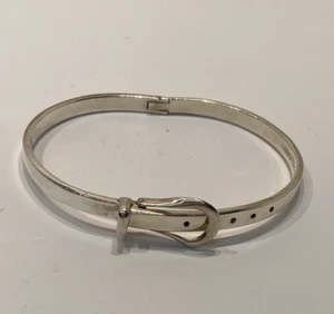 Bracciale Cintura Argento Sterling Regolabile Vintage Messico Argento 20,9 Grammi110421 - Foto 1 di 6