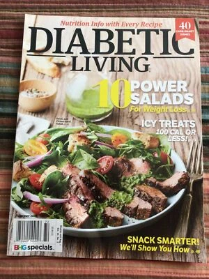 Diabetic Living Magazine Summer 2017 Cuban Cuisine Salads Popsicles ++ Recipes - Image 1 of 2