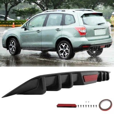 Kit de carrocería de alerón divisor labio difusor parachoques trasero coche Subaru Forester con LED Foto 1 de 4