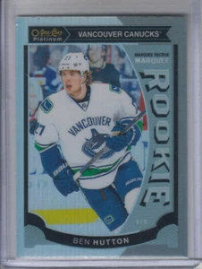 15/16 OPC Platinum Vancouver Canucks Ben Hutton Rainbow Rookie RC card #M23 - Picture 1 of 2