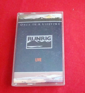 RUNRIG - Live - ONCE IN A LIFETIME, Cassette Tape Album, 1988, Chrysalis - Picture 1 of 10