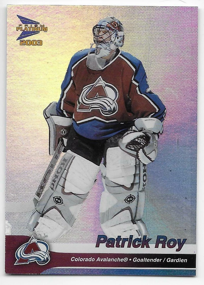 02/03 McDONALD'S PACIFIC PRISM PLATINUM BASE Hockey (#1-42) U-Pick From List - Image 1 of 1
