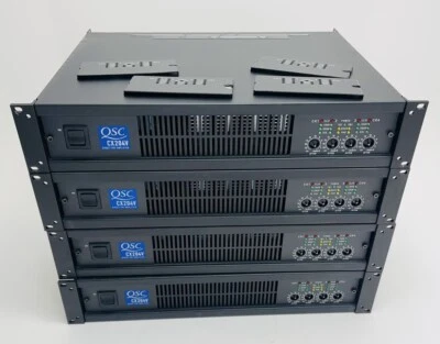 QSC CX204V 4-Channel Direct 70V Amplifier BENCH TESTED - Image 1 of 2
