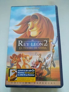 El Rey Leon 2 El Tesoro de Simba Walt Disney - VHS Cinta Español Nueva - Imagen 1 de 4