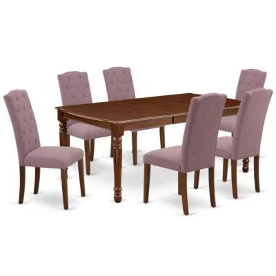 Dining Room Set Mahogany, DOCE7-MAH-10 - Image 1 of 4