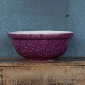 Mason Cash In the Meadow mixing bowl, Purple Daisy - Picture 1 of 1
