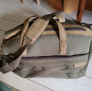 Briggs Riley Travel 1151-7 Luggage Olive Carry On Soft Duffel Bag/Pouch/ Strap - Picture 1 of 15