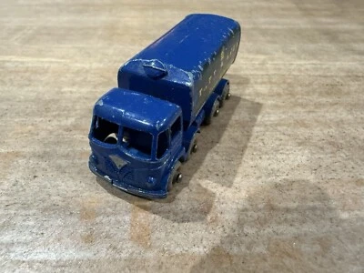 Vintage Matchbox Lesney Foden 15 Ton Sugar Container Truck No 10 Blue England - Image 1 of 4