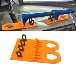 CAR BODY HAIL GLUE PULLER TAB PULLING PAINTLESS DENT REPAIR REMOVAL KIT US 2PCS - Picture 1 of 9