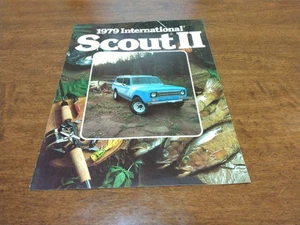 Folleto de ventas de concesionario de autos camión International Scout SS II 1979 de colección - Imagen 1 de 2