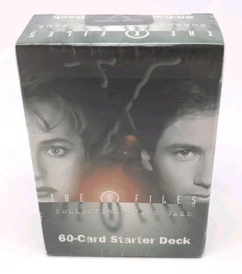 VINTAGE The X-Files Card Game 60 Card Starter Deck New Sealed 90s NICE SHAPE - Image 1 of 4
