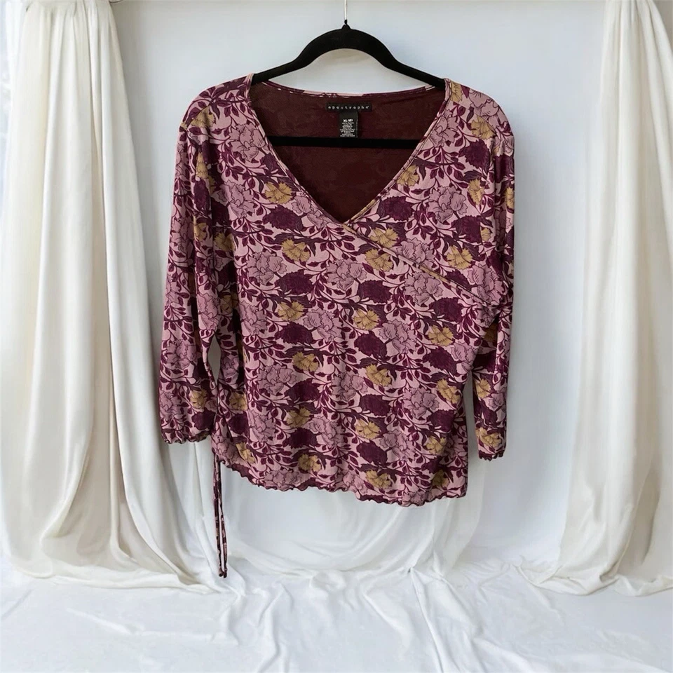 Top Babydoll XL Hada Grunge Años 90 De Colección Floral Oscuro Cachicho  Foto 1 de 4