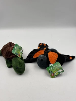 Vtg Collectors Choice Bean Bag Cool Bugs Toy Eckerd Exclusive Butterfly & Turtle - Image 1 of 4