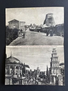 63057 Italia La Via Appia Postal Rara Completa Con Respuesta SP* - Imagen 1 de 2