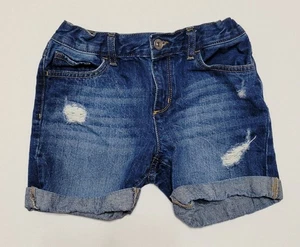 Children's Place Girls Shorts Size 10 Denim Midi Length Dark Wash - Picture 1 of 4