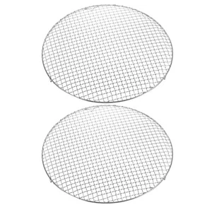 2pcs Round Cooking Rack 16" 201 Stainless Steel Barbecue Grill with 20mm Legs - Picture 1 of 6