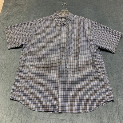 Trader Bay Shirt Mens XL Multicolor Plaid Cotton Casual Wear Trendy Button Down - Image 1 of 4