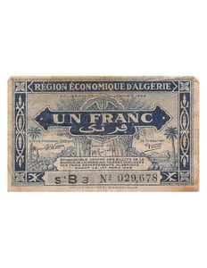 Algérie 1 Franc - 1944 - Picture 1 of 2