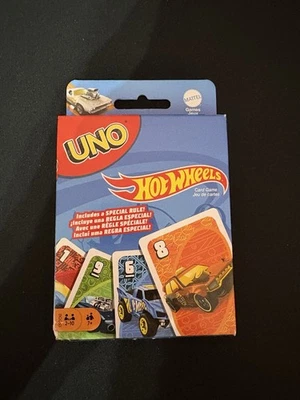 Mattel Games UNO Hot Wheels Graphics Card Game 2-10 Players -New!- Cars Trucks - Image 1 of 2