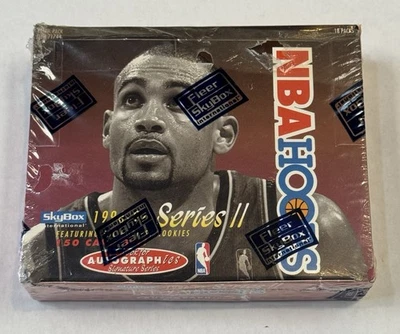 1996 Nba Hoops Series 2 Factory Sealed Basketball Retail Box Autographics & Kobe - Image 1 of 4