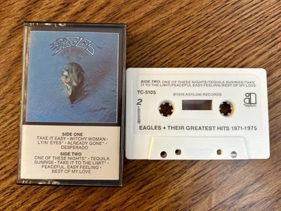 Eagles Their Hits 1971-1975 Cassette 1976 Asylum TC-5105. VG ++++ - Image 1 of 2