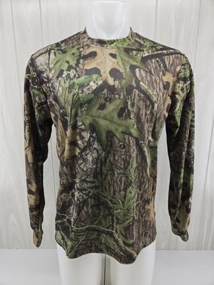 Mossy Oak Field Staff Shirt Mens MEDIUM Obession Camo Vapor Rise Long Sleeve - Image 1 of 4