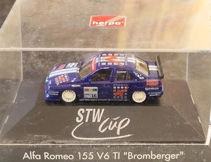 HERPA ALFA ROMEO 155 V6 TI STW CUP 1997 BROMBERGER #16 -1:87 - Picture 1 of 3