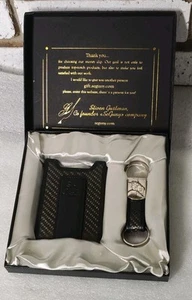 SeGuny Leather Card Holder Money Clip and Keychain NIB - Picture 1 of 5