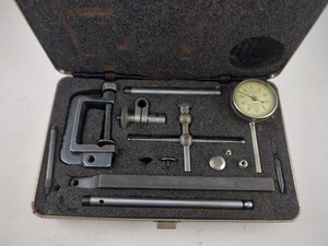 Starrett 196 Universal Back Plunger Dial Indicator Set w/Case - Picture 1 of 12