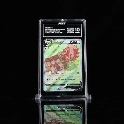 Greedent V 257 - Pokémon Fusion Strike TAG Gem Mint 10 #1 Overall - Image 1 of 3