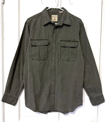 Redhead Brand Co Mens Long Sleeve Button Up Green Hunting Fishing Camp Shirt Med - Image 1 of 4