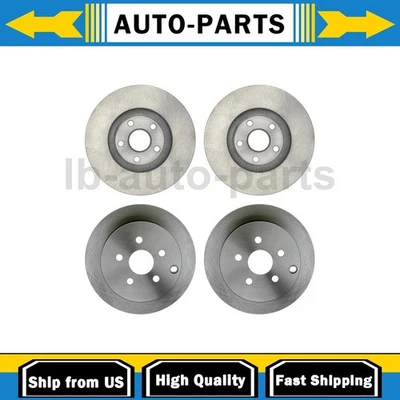 Rotor de freno de disco delantero trasero Raybestos 4x para Toyota Matrix 2003-2008 1,8 L Foto 1 de 4