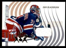 2002-03 Between the Pipes Future Wave #5 Dan Blackburn Jersey #1/1 (ref 107060)