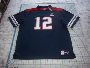 MENS 2XL NFL NEW ENGLAND PATRIOTS #12 BRADY SHIRT - NWT - Picture 1 of 3