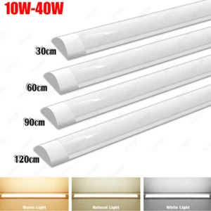 LED Batten Light Ceiling Tube Fluorescent 4FT 3FT 2FT 1FT Strip Lights Daylight - Picture 1 of 16
