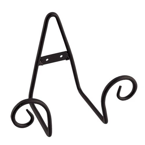 Country Primitive Wrought Iron Bowl - Plate Stand Hang or Sit - Image 1 of 1