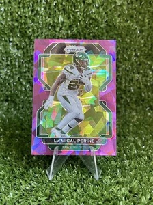 2021 Panini Prizm La'Mical Perine Purple Ice Prizm 109/225 #88 Jets - Picture 1 of 2