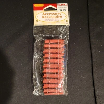 Lemax Wired Wooden Fence Train Diarama, Accessory: Contiguous 18 x 1-5/8 Inches - Image 1 of 2