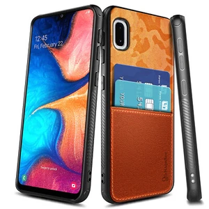 For Samsung Galaxy A10E A20 A30S A50 Wallet Case Leather Card Holder Phone Cover - Picture 1 of 22