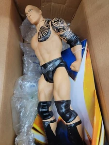 NEW! ©2014 Dwayne THE-ROCK Johnson 31" SUPERSTAR ACTION!™ WWE® Wrestling RARE!!! - Picture 1 of 22