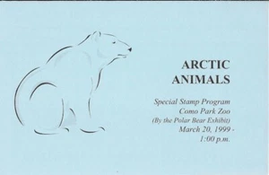 #3292a FD Program-33c Arctic Animals Stamps (with 1 Stamp per Prog) + 3 Autogrph - Foto 1 di 2
