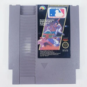 Major League Baseball MLB - Nintendo NES Game Authentic - Picture 1 of 2