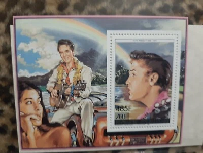 Central Africa Republic Elvis stamp certificate of Authenticity  - Image 1 of 2