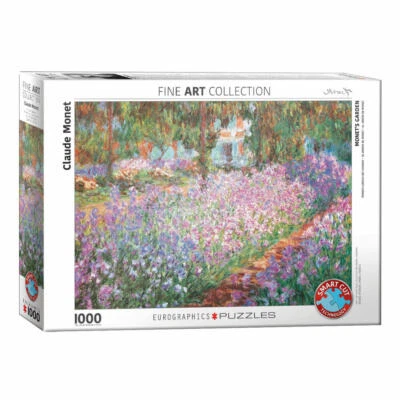 Eurographics Puzzle Monets Garten bei Giverny Claude Monet, 1000 Teile, 68x48 cm